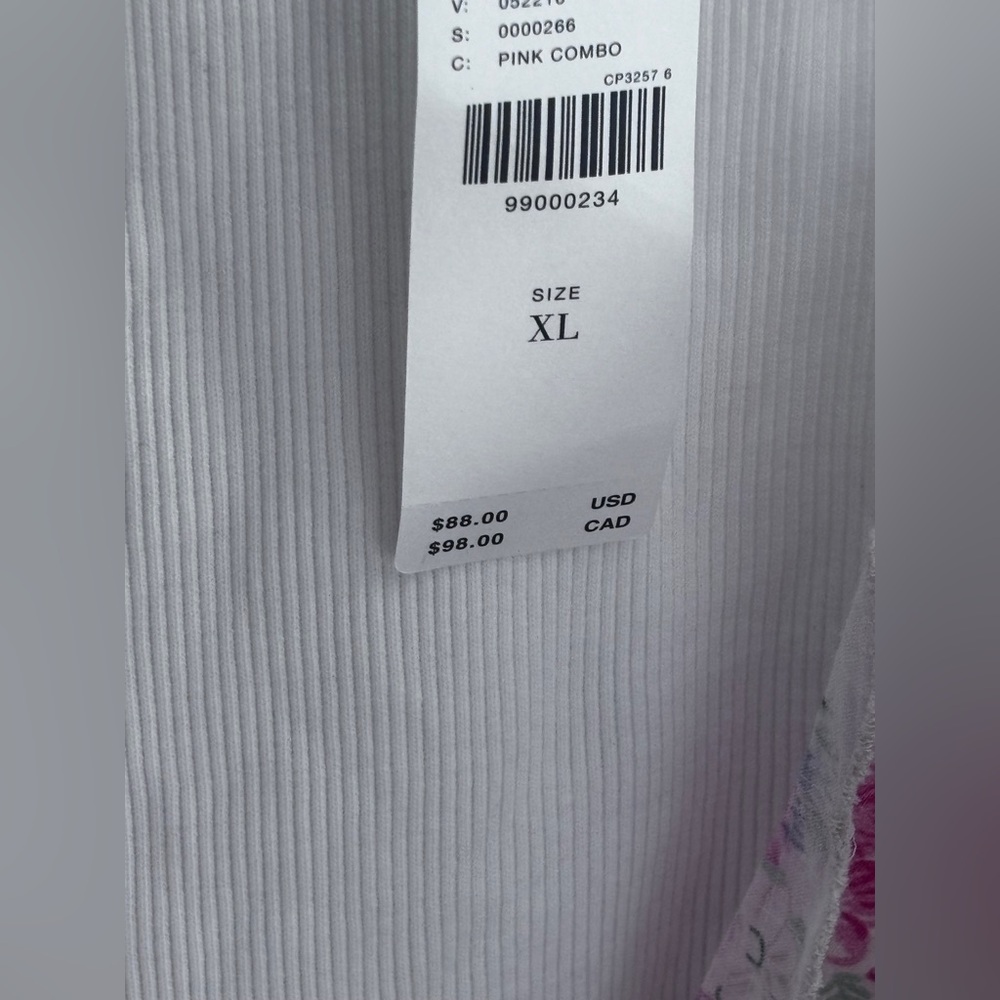 NWT Anthropologie Floral Scarf Tank Size: XL - Picture 5 of 5